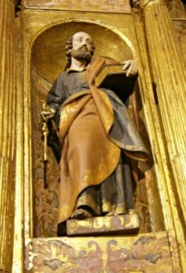 10.- Talla de San Pedro del retablo de San Andrés