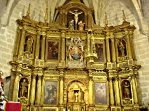13.- Retablo de la iglesia de Nuestra Señora de la Asunción de Montehermoso