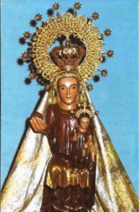 3.- Imagen actual de la Virgen de Valdefuentes