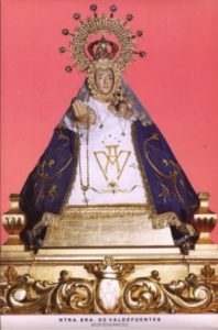 5.-Virgen de Valdefuentes antes de ser restaurada